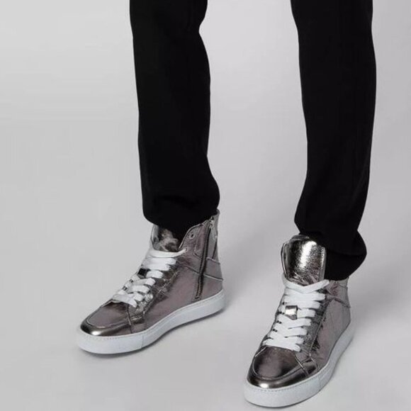 Zadig & Voltaire | High Flash Metallic High Top Sneakers - Picture 1 of 6